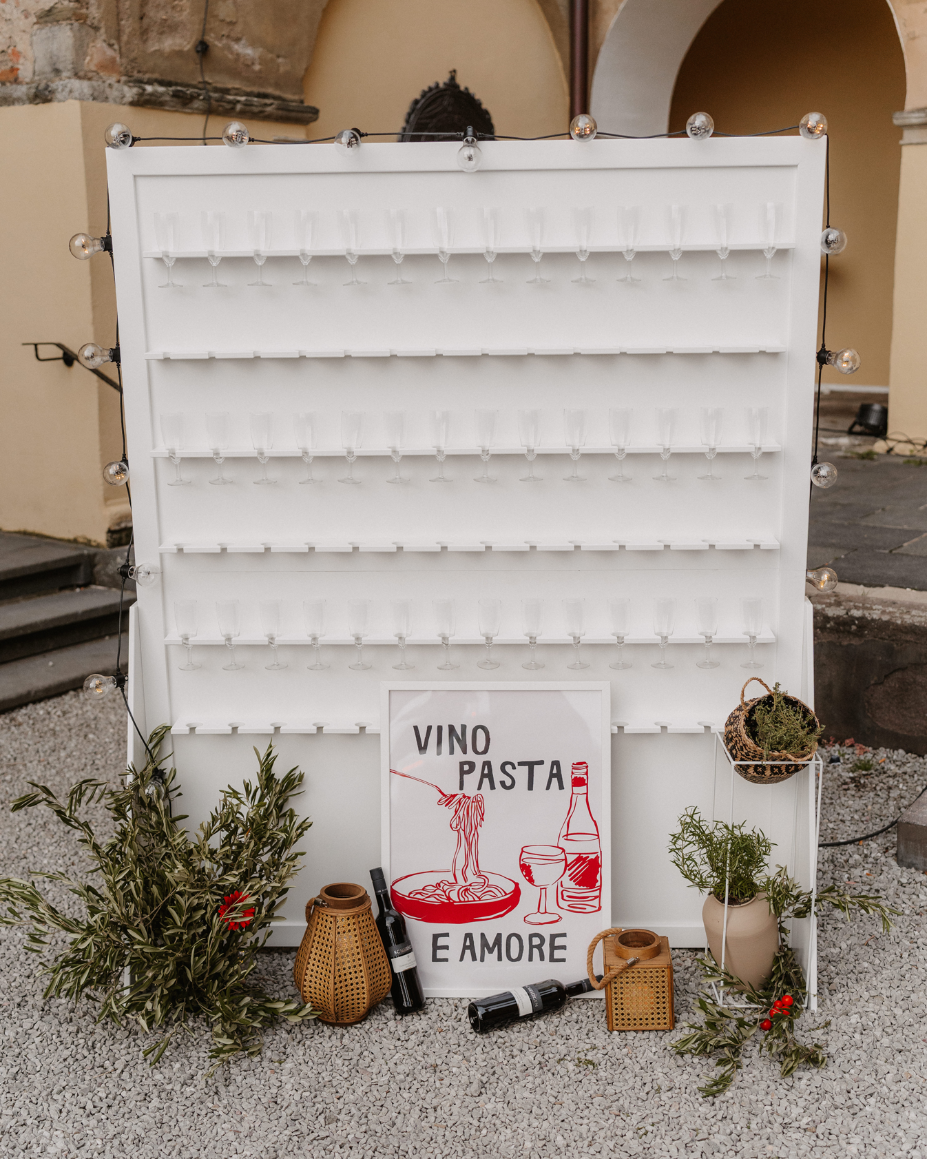 Champagner- & Sektwand