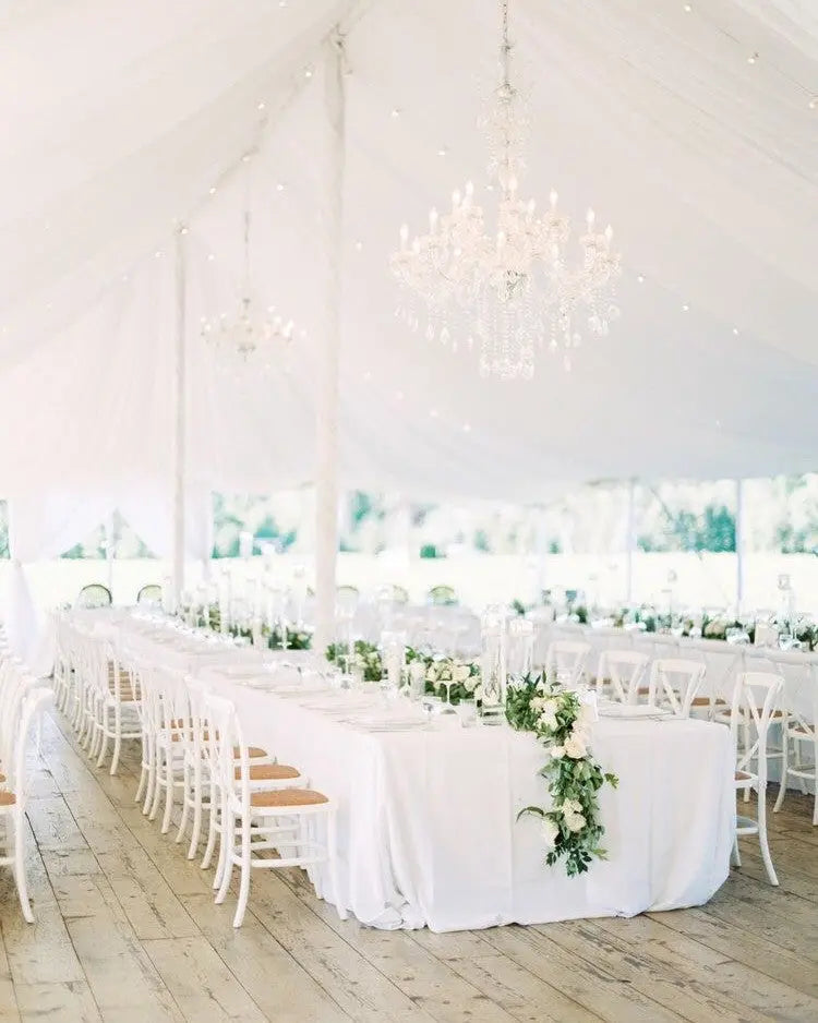 Cross Back Chairs - weiß Aufzeit