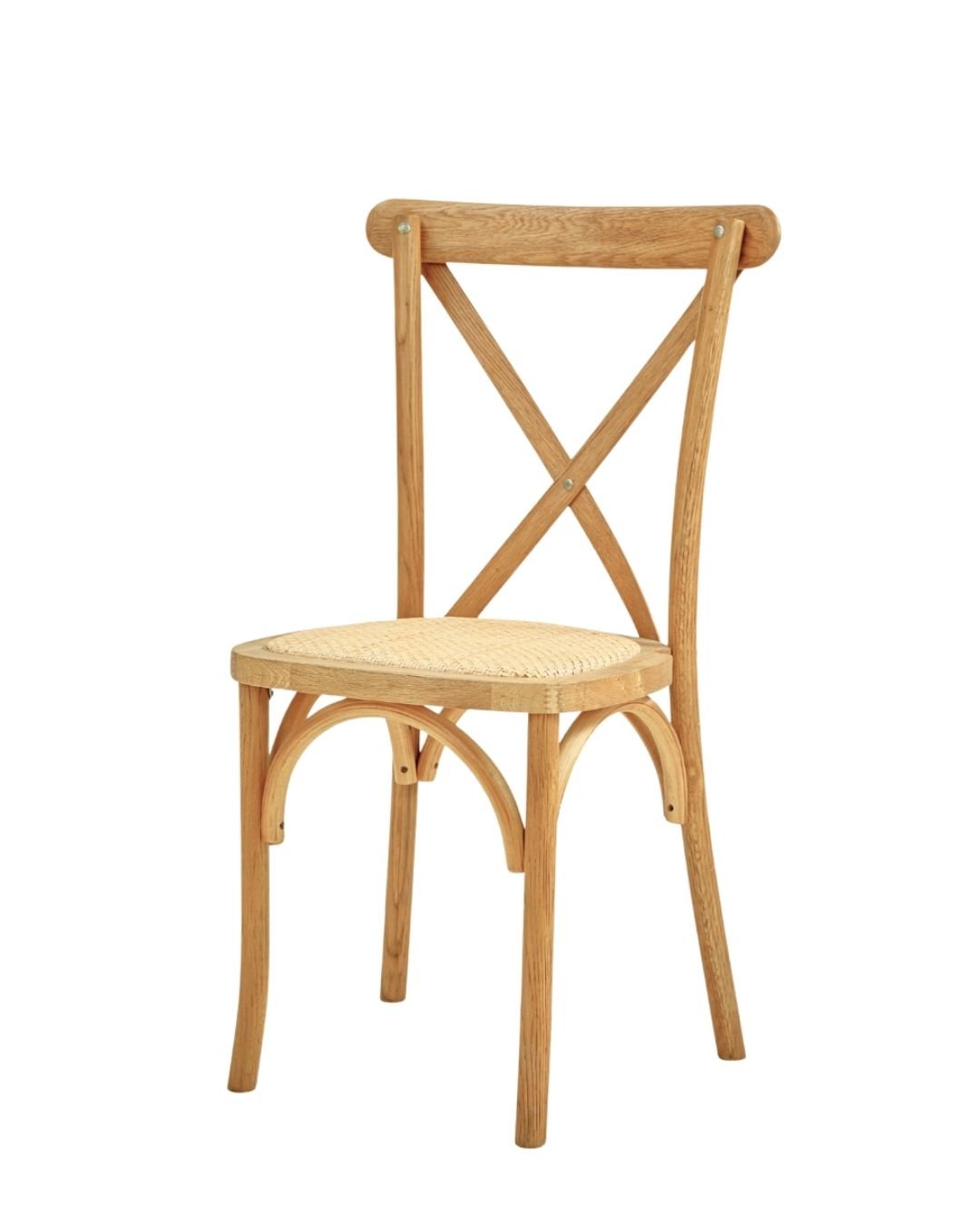 Cross Back Chairs - Rattanstuhl