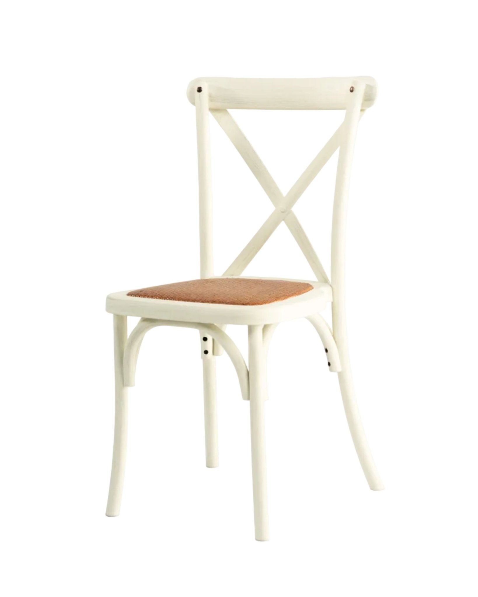 Cross Back Chairs - weiß - aufZEIT