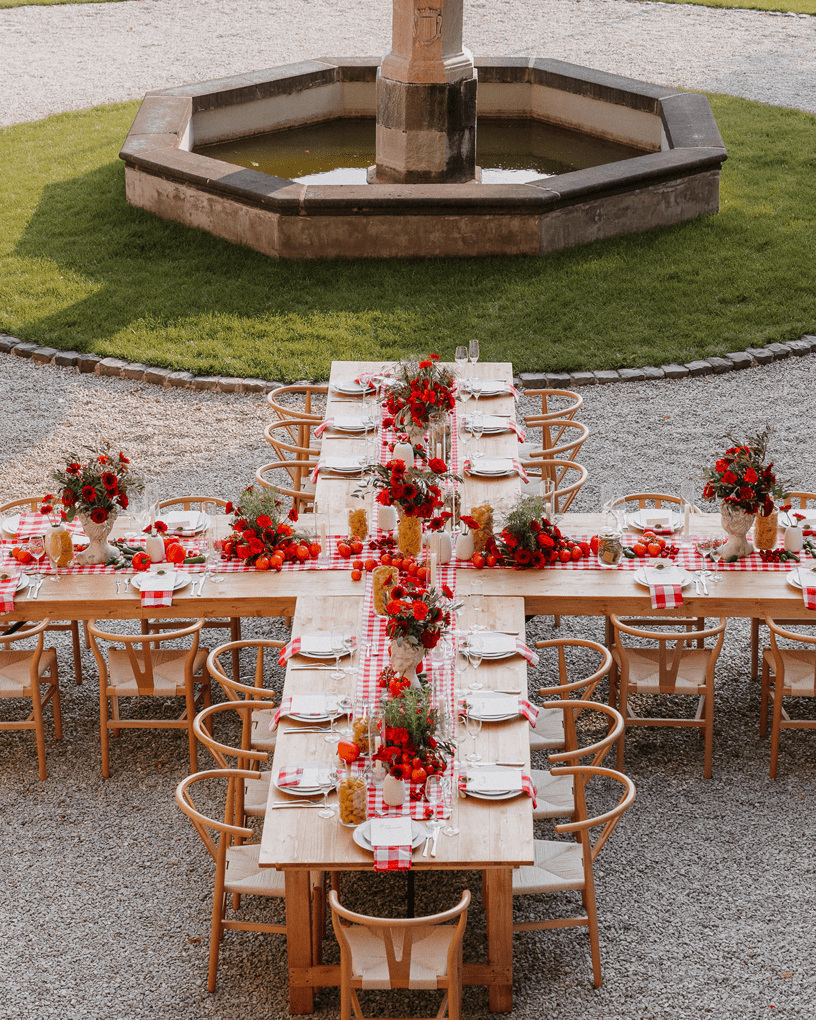 Holzbohlentisch - hell - aufZEIT