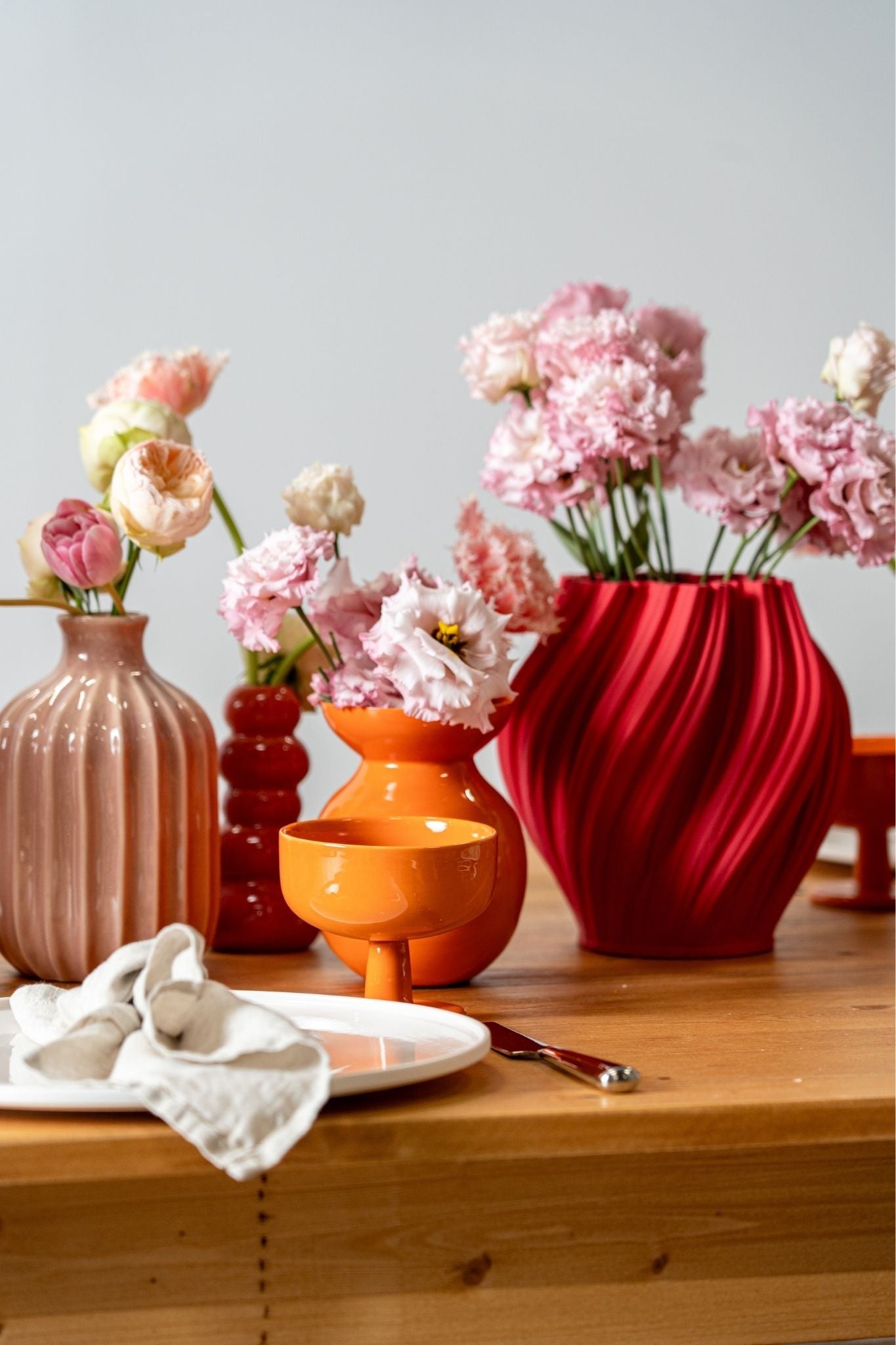 Mix & Match Vasenpaket - Pink & Orange - aufZEIT