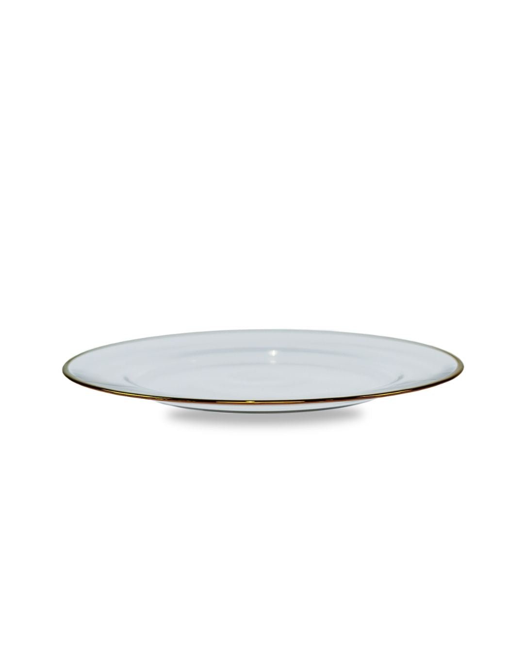 Platzteller mit goldenem Rand - aufZEIT